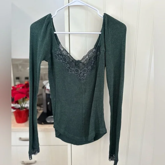 Free People Ribbed Longsleeve - Picture 4 of 4